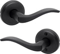 Kwikset Sedona Interior Passage Door Handle in Matte Black