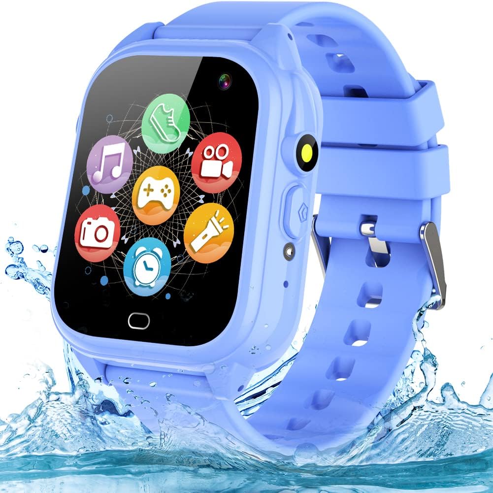 OVV Kids Waterproof Smart Watch for Boys and Girls Age 3-12