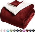 Sherpa Fleece Bed Blanket King Size - Super Soft Reversible Cozy