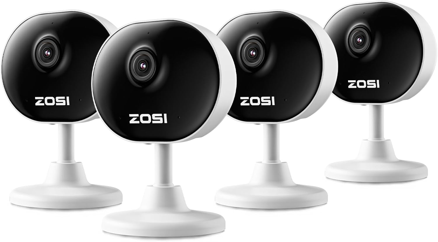 ZOSI Indoor Security Camera 4Pack C688 for Home Surveillance