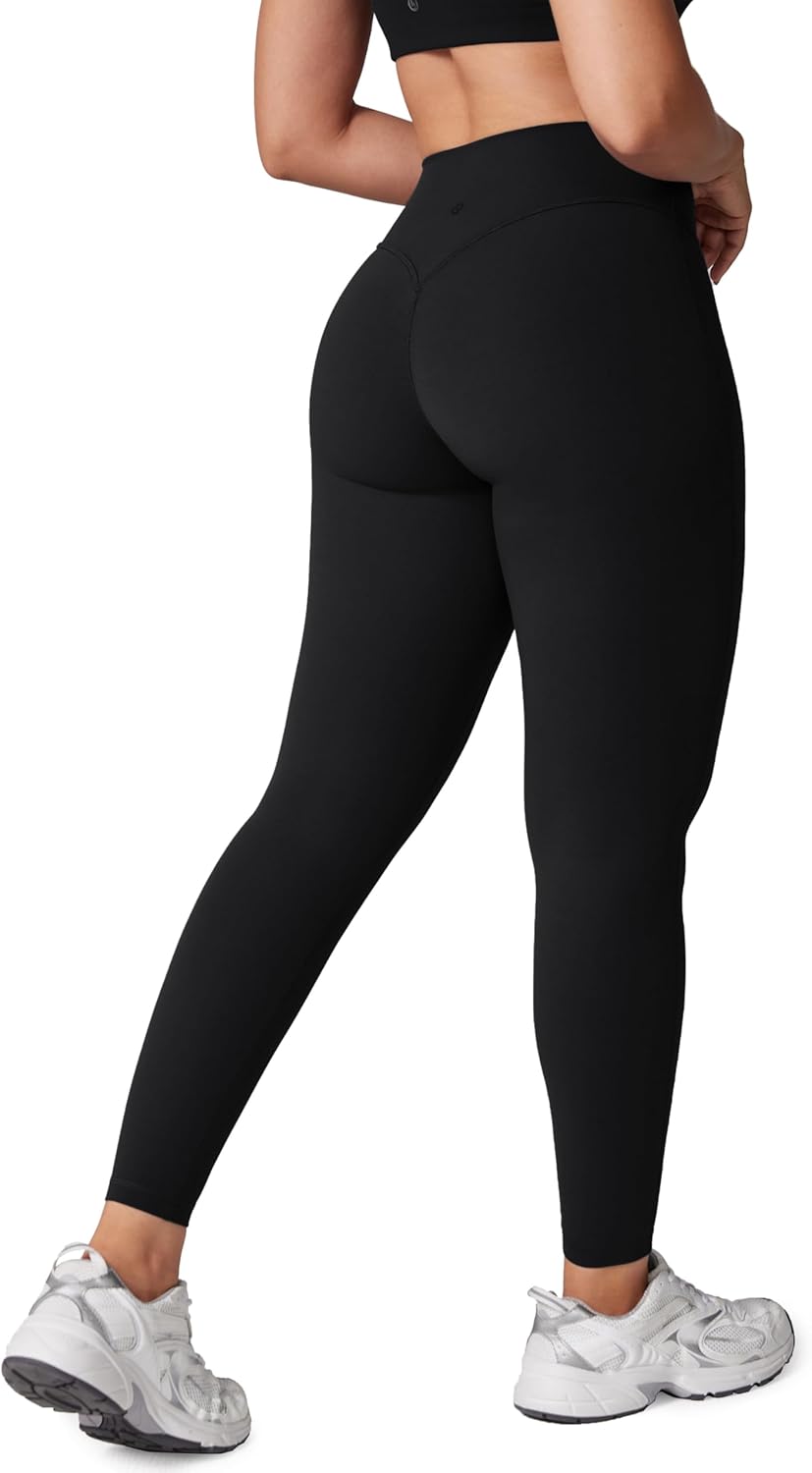 Hugcurve No Front Seam Hidden Scrunch Butt High Waisted Leggings