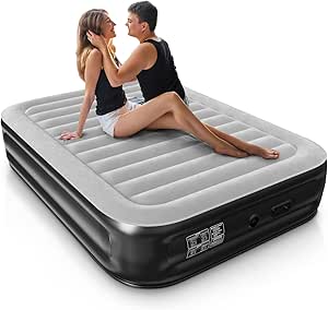 Queen Air Mattress with Built in Pump for Ultimate Comfort