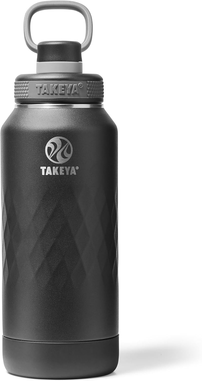 Takeya Sport 32 oz Triple-Insulated Stainless Steel Water Bottle