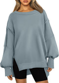 Trendy Queen Oversized Crewneck Sweatshirt - Cozy Preppy Fit Fashion