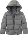 Kids Boys Winter Puffer Jacket Hooded Windproof Parka - Warm