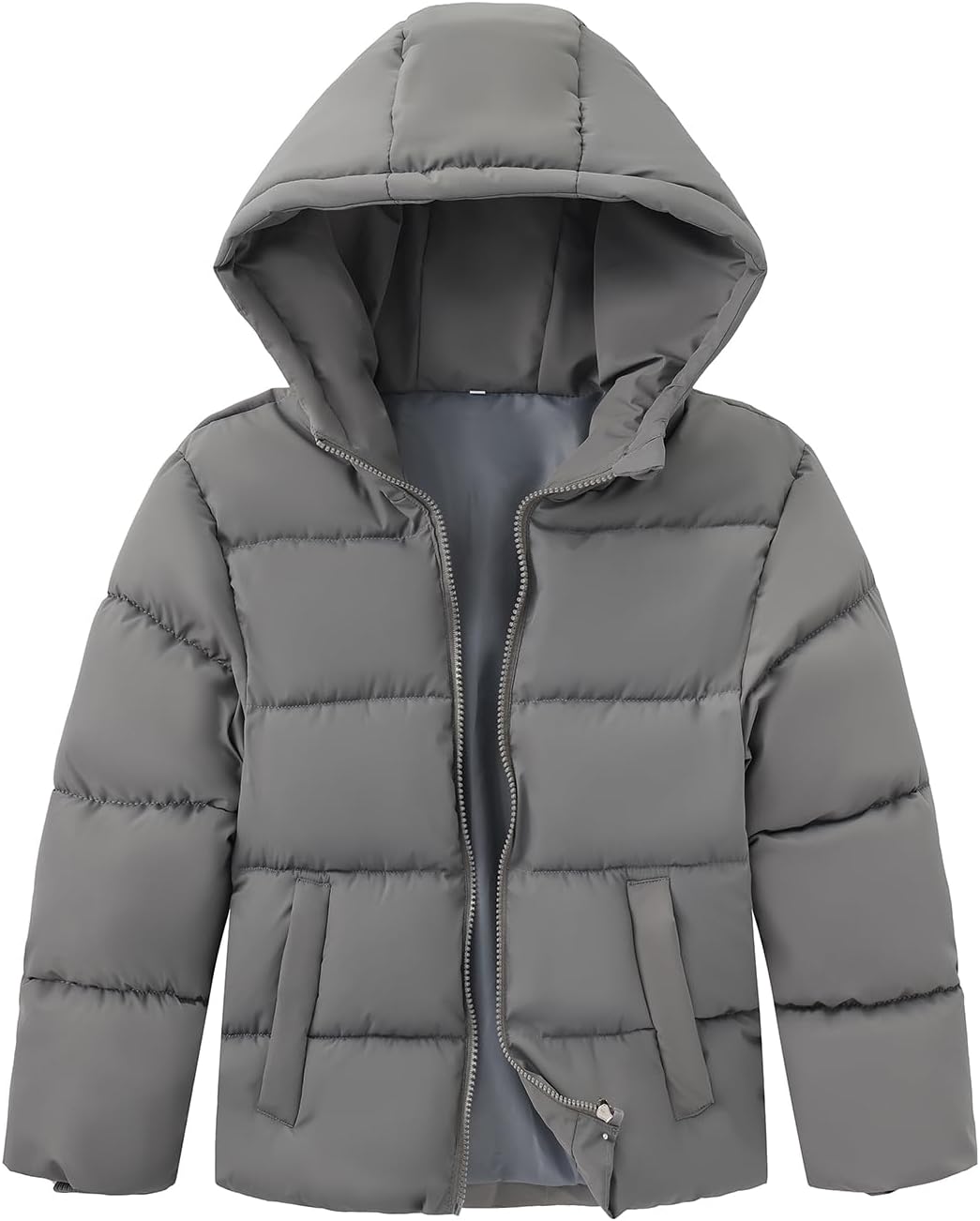 HOOD CREW Kids Boys Winter Coat Windproof Puffer Jacket