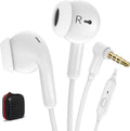 Wired Earphones 3.5mm Jack Earbuds with Microphone - Comfortable Fit