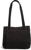 Vera Bradley Cotton Multi-Compartment Shoulder Satchel Purse