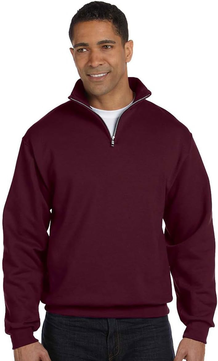Stay Cozy in Jerzees 1/4 Zip Sweatshirt