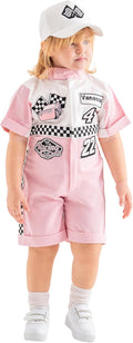 Personalized Handmade Race Car Driver Costume for Toddlers - Soft Club