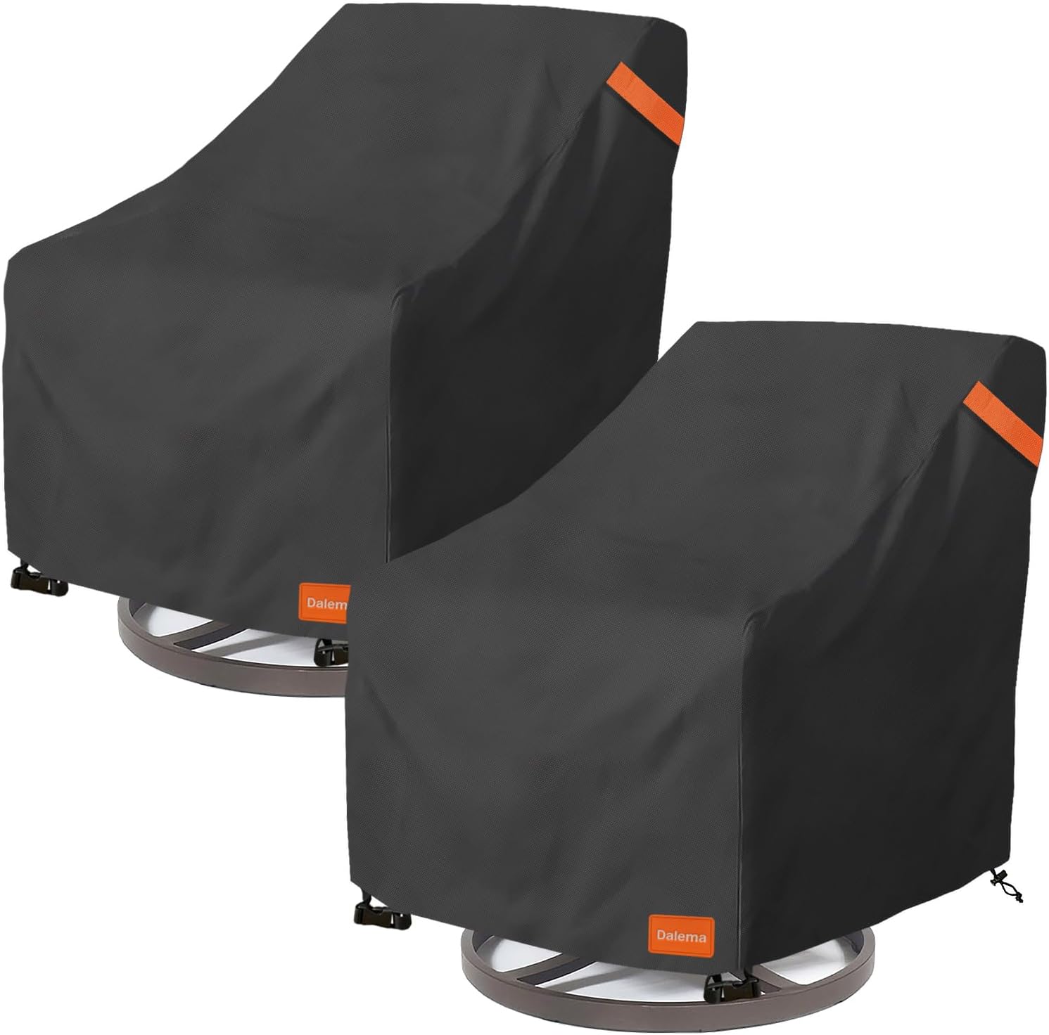 Heavy Duty 600D Oxford Fabric Patio Chair Cover for Swivel Chairs