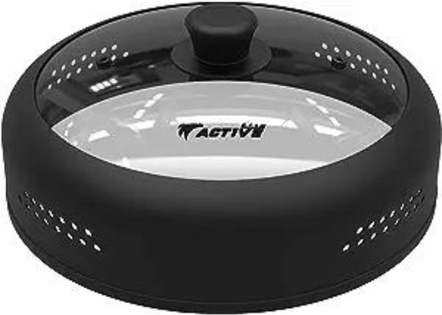 Microwave Cover for Food, Silicone & Glass Splatter Guard Lid