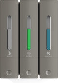 Shampoo and Conditioner Dispenser - Wall-Mounted 3-Chamber Shower Soap