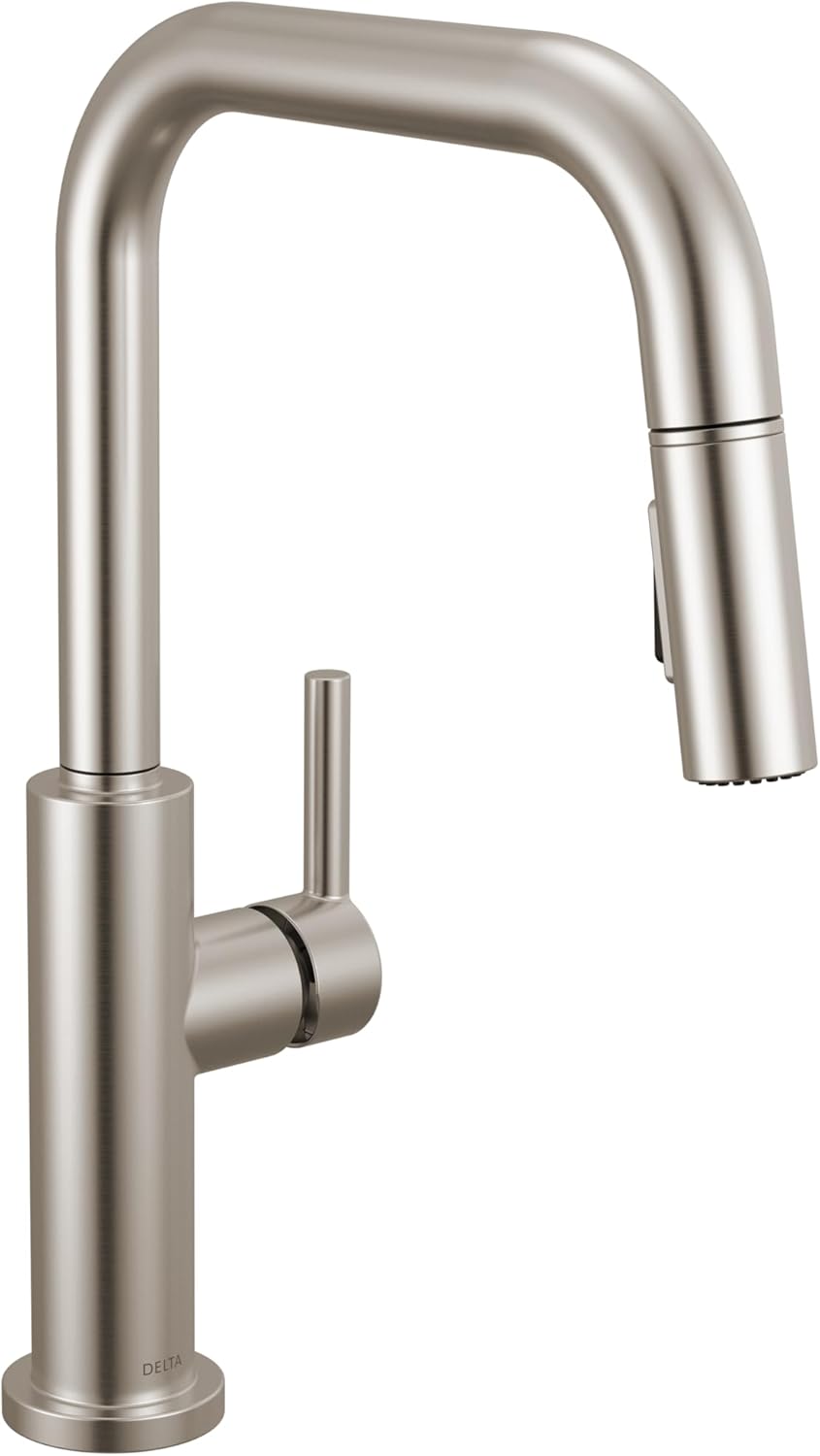 Delta Nicoli Brushed Nickel Kitchen Faucet with Pull Down Sprayer