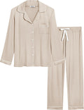 Joyaria Womens Bamboo Viscose Pajama Set - Cooling Sleepwear