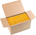 Madisi Wood-Cased #2 HB Pencils, Yellow Bulk Pack - Pre-sharpened