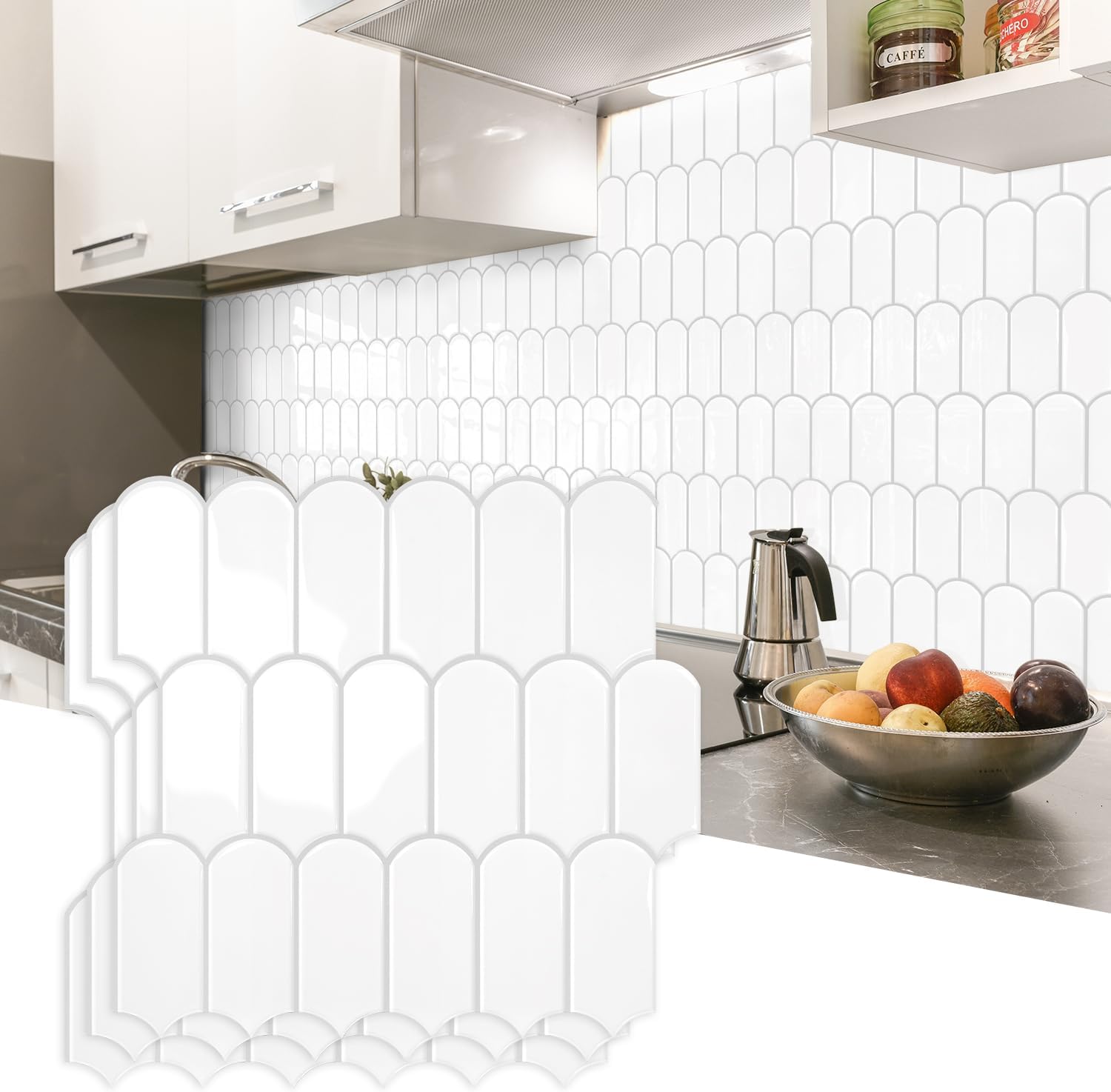 Vamos Tile Upgraded Thicker Design Peel and Stick Backsplash