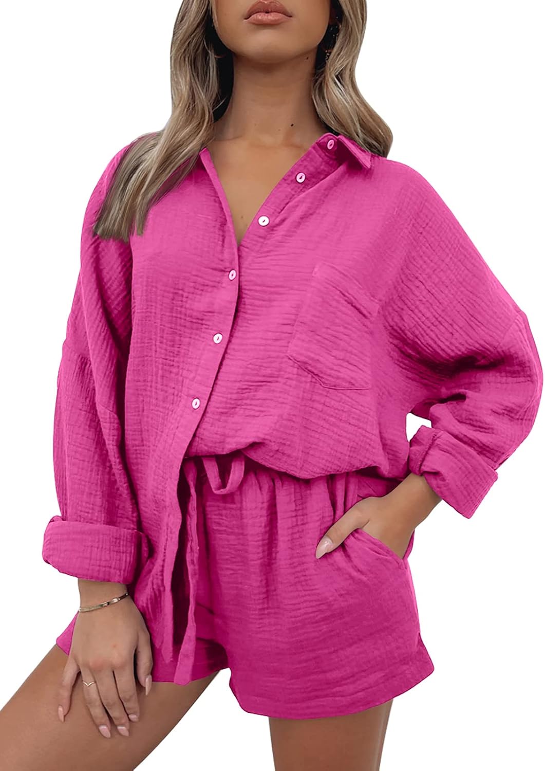 Oversized 2 Piece Lounge Wear Set for Women by AUTOMET
