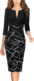 Stylish Colorblock Crisscross Dress for Women by VFSHOW