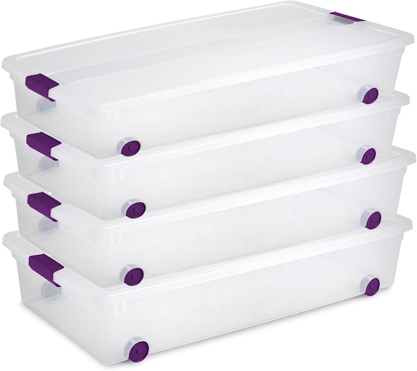 Sterilite 60 Quart ClearView Latch Box for Home Storage Needs