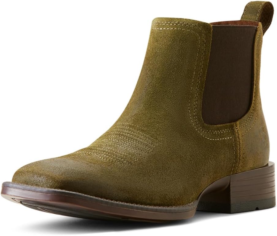 Ariat Men's Booker Ultra Black Square Toe Boot for Adventurers