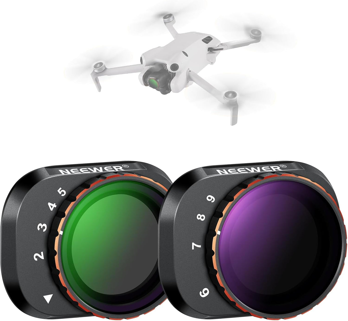 NEEWER Variable ND Filter Set for DJI Mini 4 Pro Drone Photography