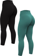 Women's Yoga Pants 7/8 High Waisted Workout Leggings - Butt Lifting