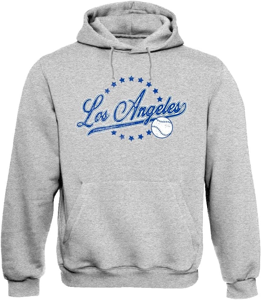 Xtreme Apparrel Team Vintage Style Men's Hoodie for Baseball Fans