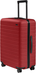 Away Medium Checked Luggage 26 in Tango Red - Lightweight, Durable