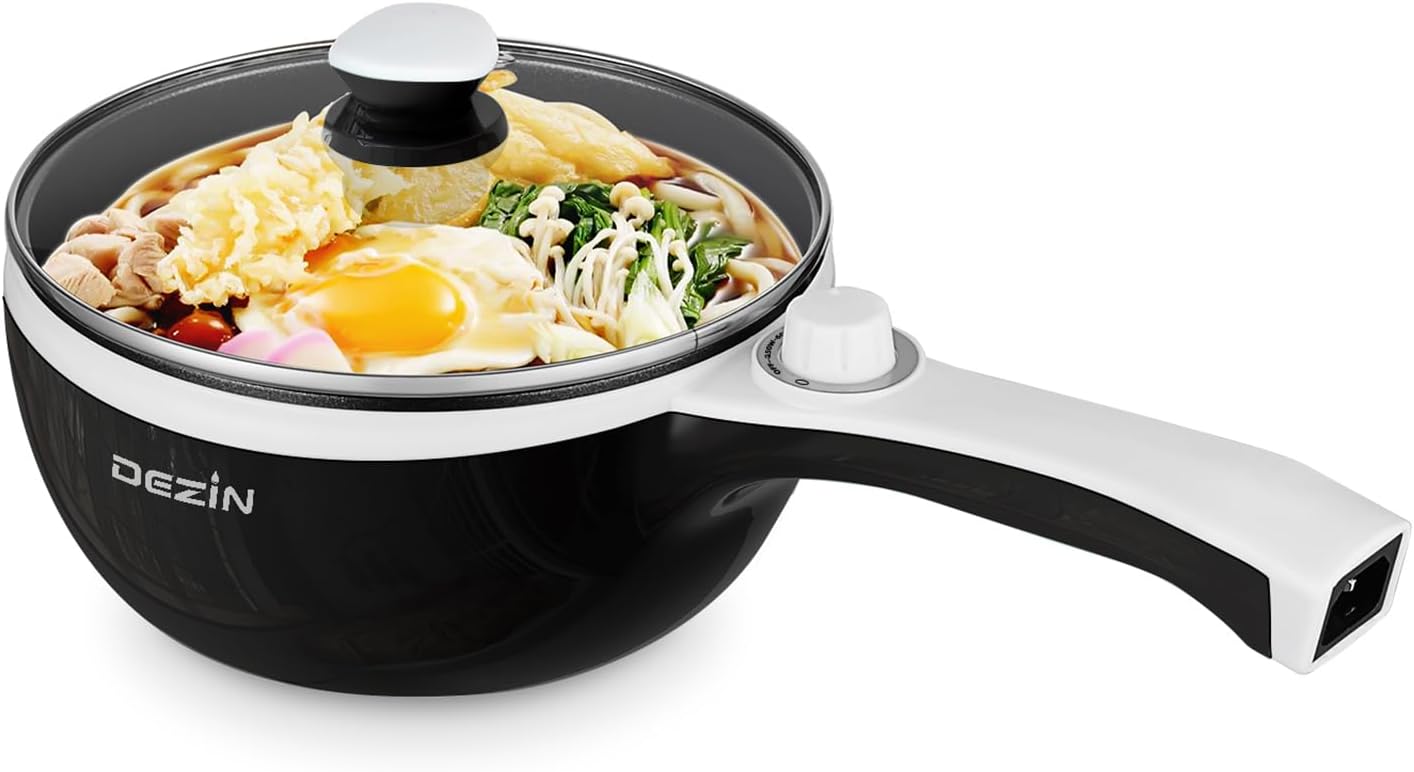 Dezin Hot Pot Electric Non-Stick Saute Pan for Easy Cooking