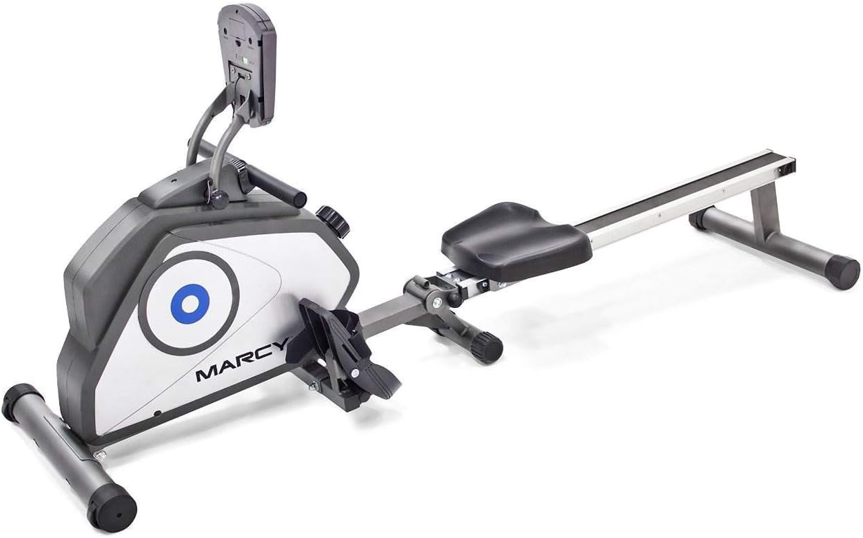 Marcy Rowing Machine: 8-Level Magnetic Resistance for Total Body Workout