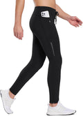 Men's Thermal Running Tights - Warm Fleece Lined Winter Leggings