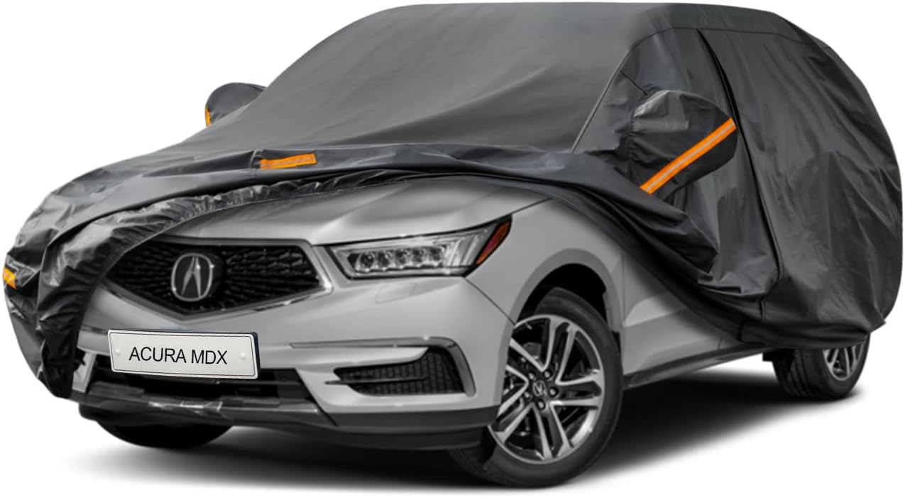 Kayme 7 Layers SUV Car Cover for Acura MDX - All Weather Protection