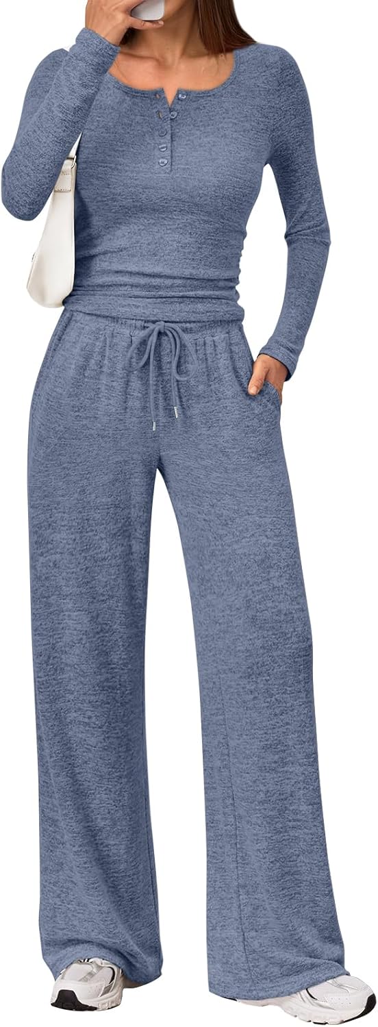 Trendy Queen Women's 2 Piece Matching Lounge Sets for Fall Fashion