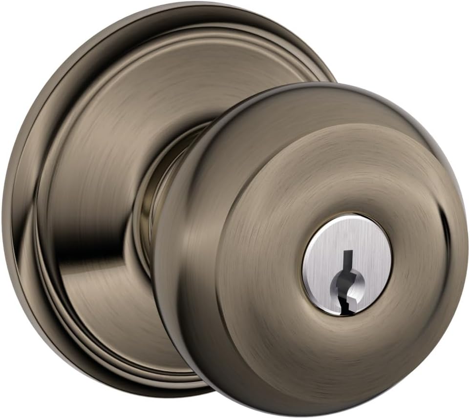 SCHLAGE F51A GEO 620 Georgian Knob Keyed Entry Lock Review