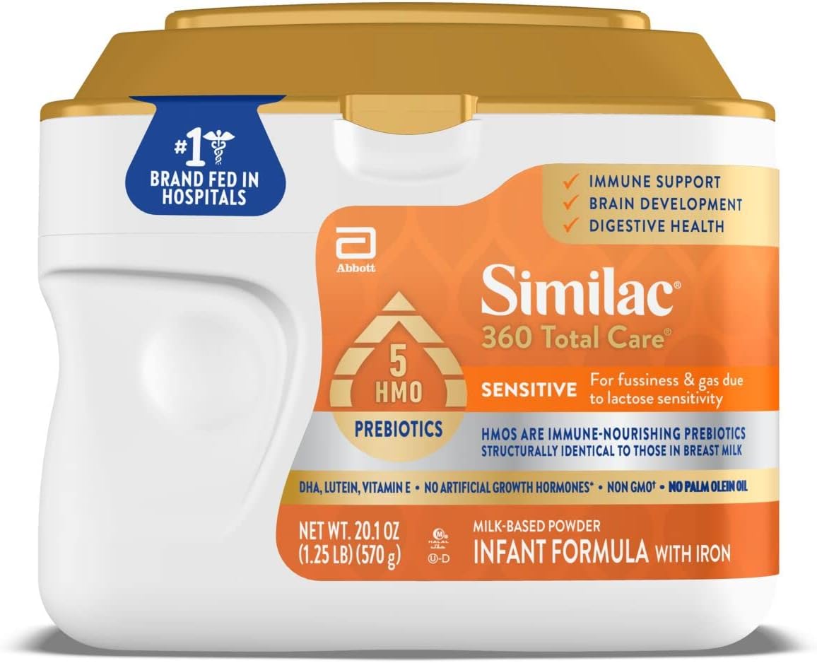 Similac 360 Total Care Sensitive Formula for Fussiness & Gas