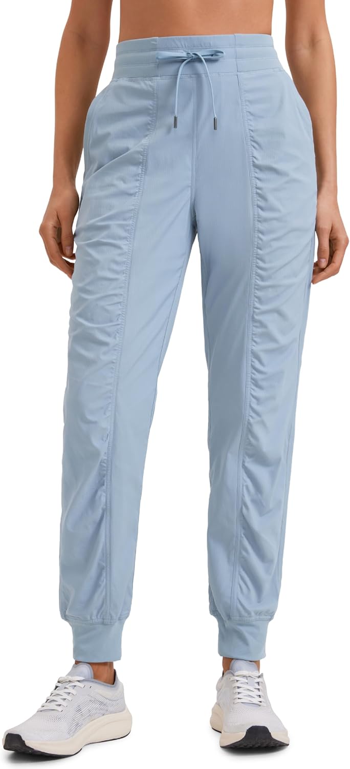 CRZ YOGA Lightweight Workout Joggers for Women with Pockets