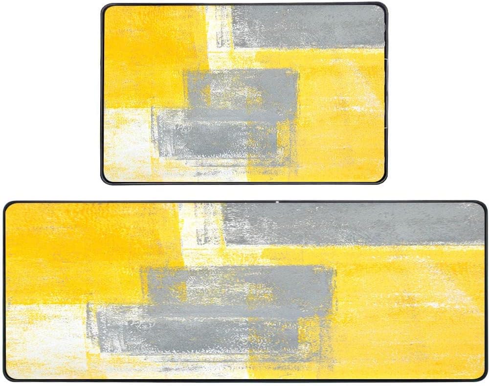 Non Skid Washable Kitchen Rug Runner Set for Home Kitchen