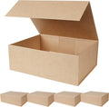 Brown Magnetic Gift Boxes for Bridesmaid Groomsman Proposals