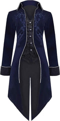 Medieval Steampunk Tailcoat Halloween Costume for Men (Style SGYW)
