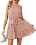 Summer Dress for Women Chiffon Blouses Skirt Spaghetti (Style WVYR)