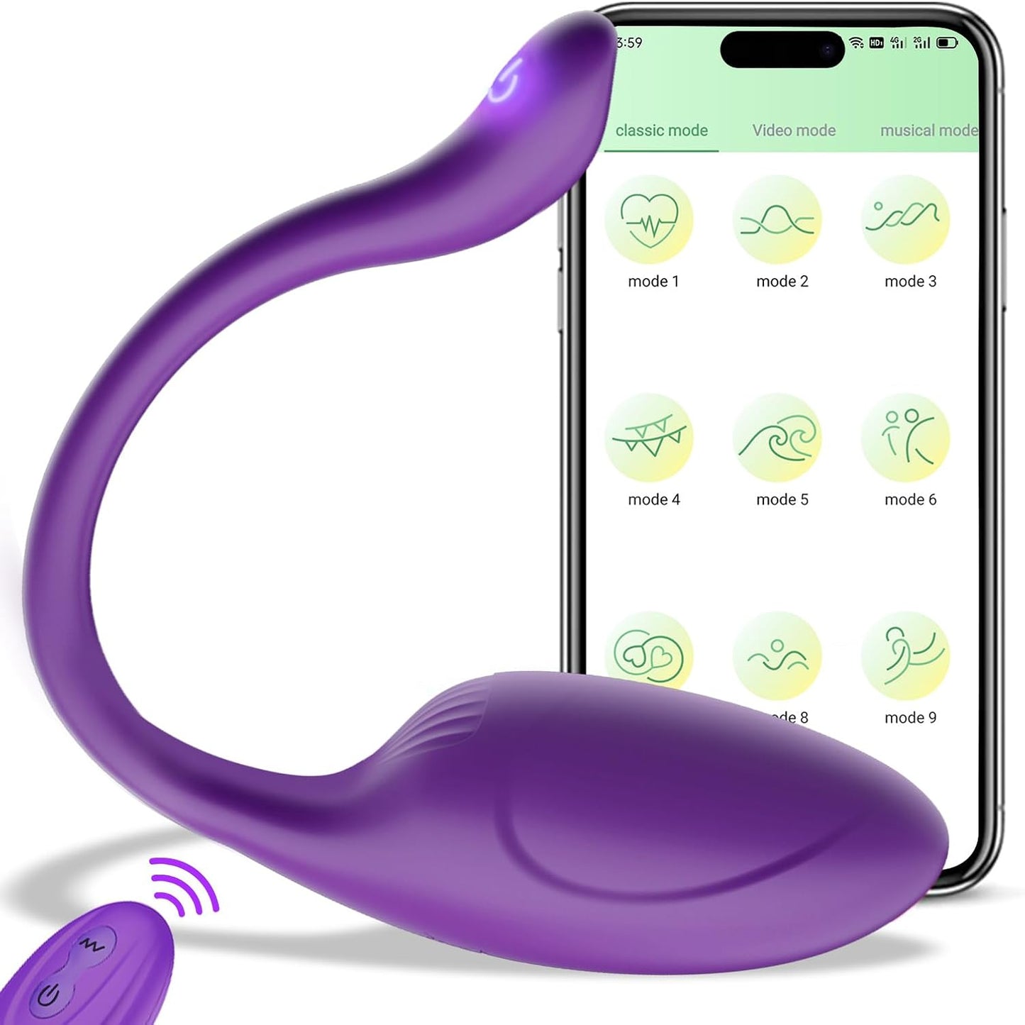 APP Remote Control Couple Vibrator for Long Distance Fun