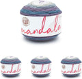 Mandala Yarn 4 Pack Snorks - Color-Change Acrylic Cakes for Knitting