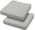 Magpie Fabrics Square Corner Seat Cushion 18in x 18in x 2.5in - 2 Pack