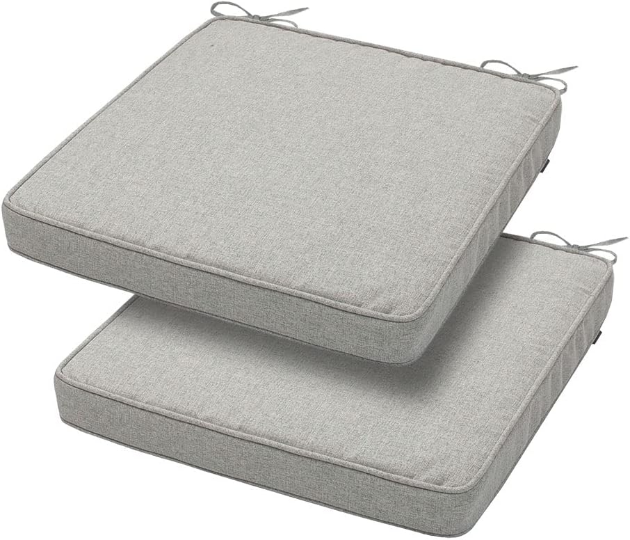 Magpie Fabrics Square Corner Seat Cushion Set for Indoor/Outdoor