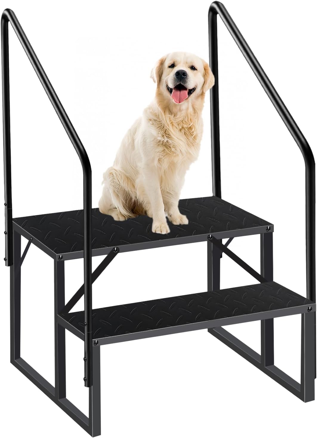 RV Steps with Handrails for Safe and Easy Access to Trailers