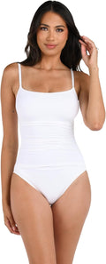 Women's One Piece Swimsuit Island Goddess Shirred Side - Sleek Fit