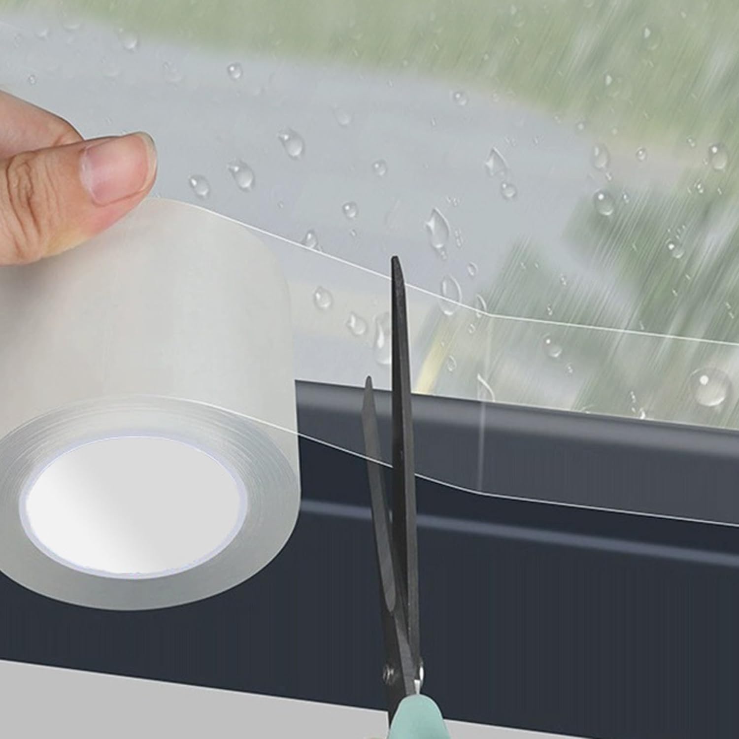 Residue-Free Clear Weather Stripping Tape by Qoqooice