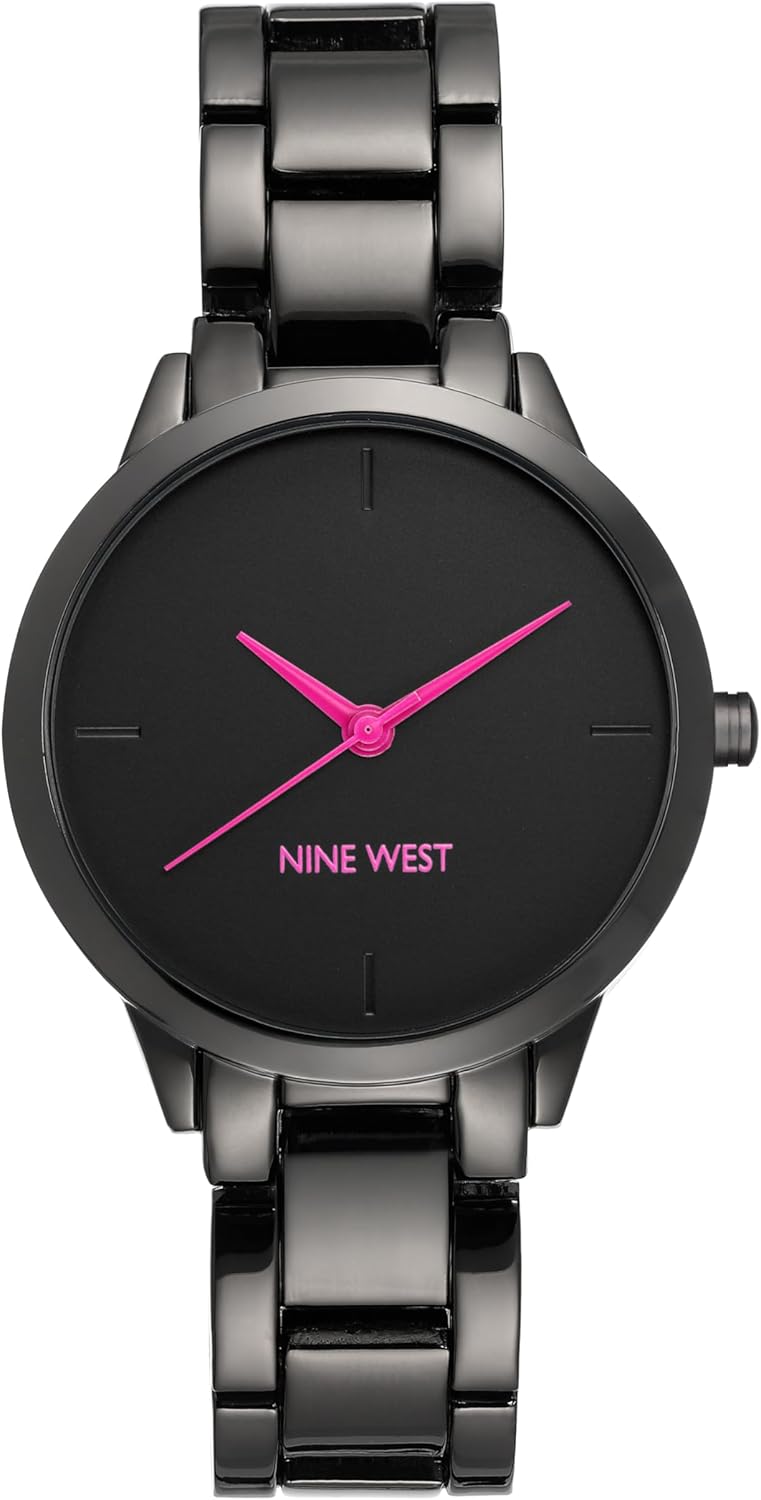 Nine West Gunmetal Watch: Sleek Style Statement