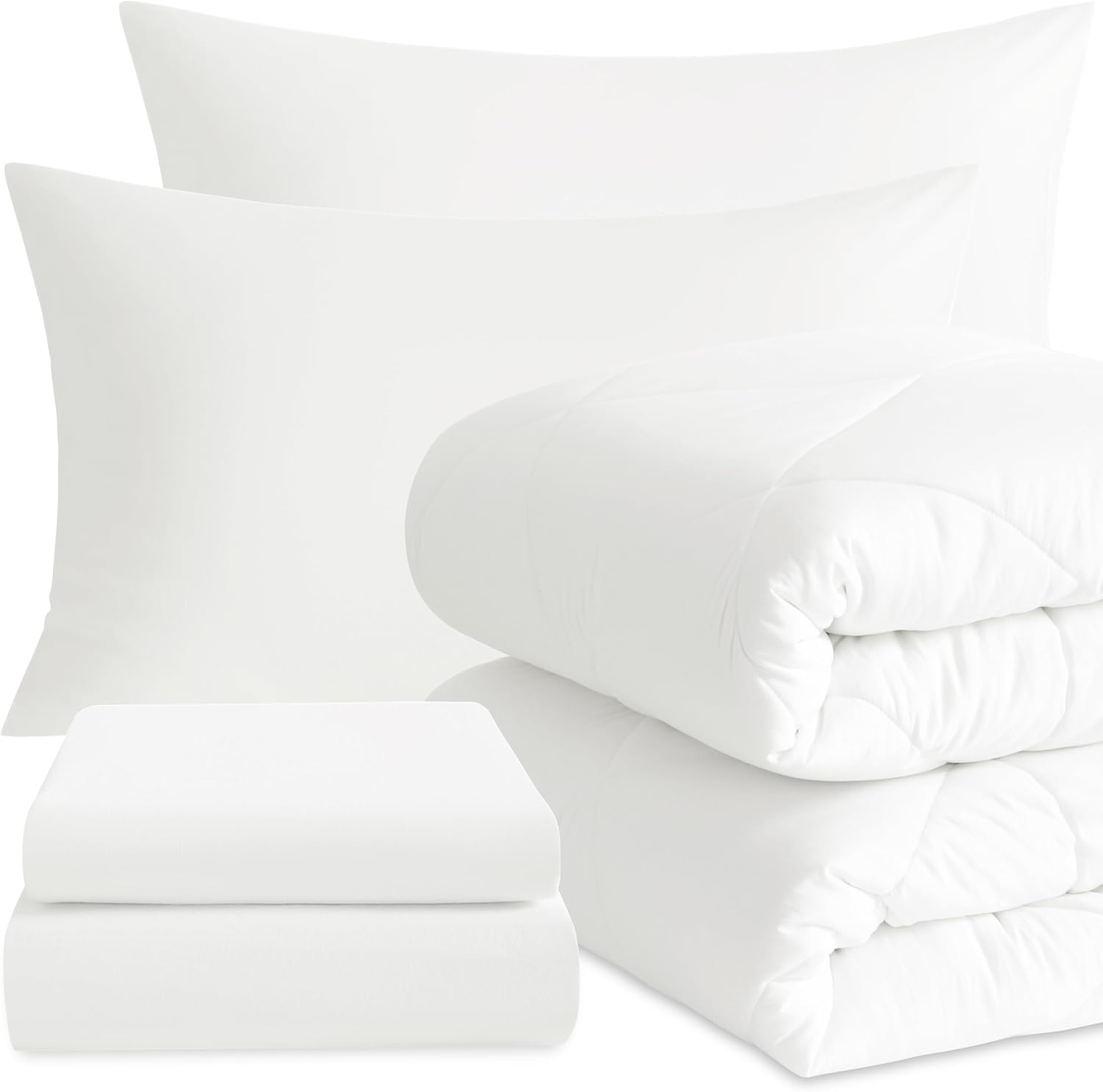 NTBAY Twin Comforter Set with Sheets - Soft All Season Bedding